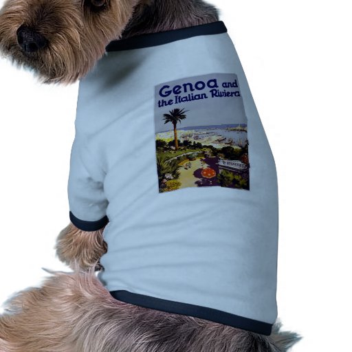 Genoa and the Italian Riviera Dog T Shirt