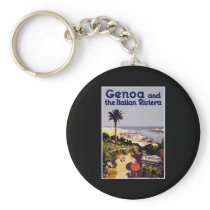 Genoa and the Italian Riviera Keychain