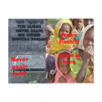 Genocide postcard