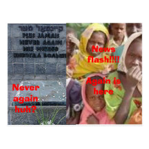 Genocide postcard