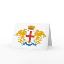 Genova Coat of Arms Greeting Card