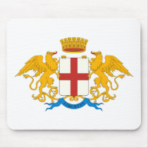 Genova Coat of Arms Mousepad