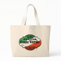 Genova Conte Verde Luggage Label Bag