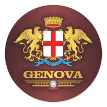 Genova (Genoa) Round Stickers