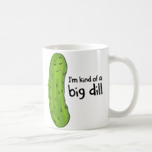 Genre de pickle à l'aneth d'affaire tasses