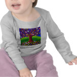 Gens d'amusement d'arbre de hibou t-shirts