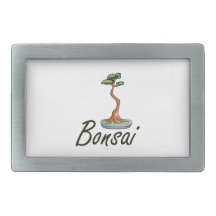 Gens de lettres des textes de bonsaïs graphiques boucle de ceinture