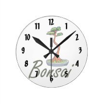 Gens de lettres des textes de bonsaïs graphiques horloges