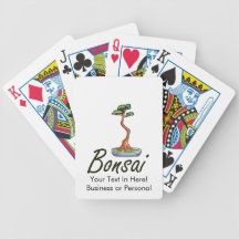 Gens de lettres des textes de bonsaïs graphiques jeux de cartes