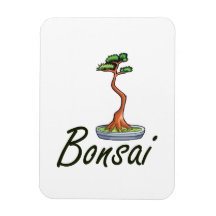 Gens de lettres des textes de bonsaïs graphiques magnets souples
