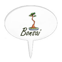 Gens de lettres des textes de bonsaïs graphiques piques à gâteaux