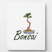 Gens de lettres des textes de bonsaïs graphiques photo sur plaque