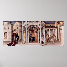 Gentile da Fabriano - Presentation in the Temple Poster