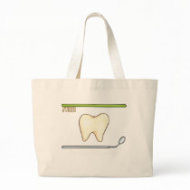 Gentle Dental- tooth mirror explorer Tote Bags