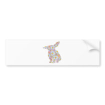 Gentle Floppy-Eared Bunny Bumper Sticker