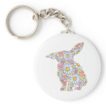 Gentle Floppy-Eared Bunny Keychain