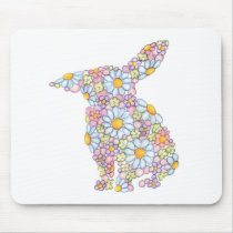 Gentle Floppy-Eared Bunny Mouse Pads