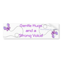 Gentle Hugs Bumper Sticker