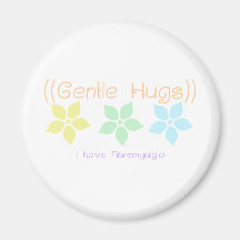 gentle hugs refrigerator magnet