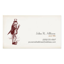 Gentleman Frog Calling Card Business Cards