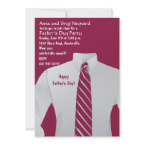 Gentleman's Shirt Invitation