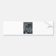 Gentlemen At Tea by David Barlow Bumper Sticker