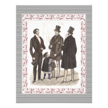 Gentlemen Only Elegant Bachelor's Party Custom Announcement