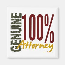 Genuine Attorney Magnets
