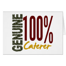 Genuine Caterer Cards