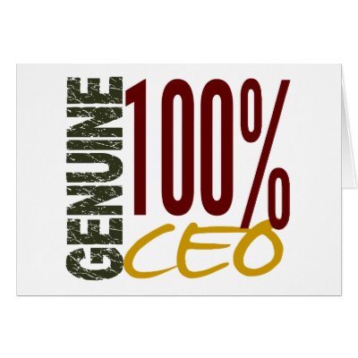 Genuine CEO by professiongifts