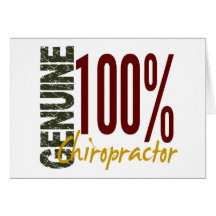 Genuine Chiropractor Card