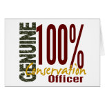 Genuine Conservation Officer Greeting Cards