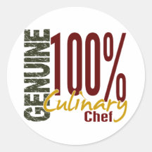 Genuine Culinary Chef Sticker
