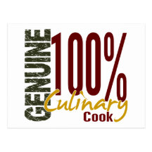Genuine Culinary Cook Postcard