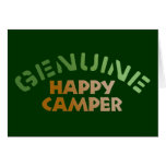 Genuine Happy Camper Greeting Cards