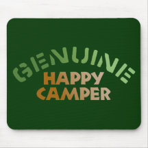 Genuine Happy Camper Mouse Pads