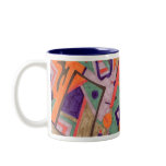 Geo-Organic Pool, Abstract Art Mug