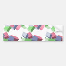 Geo Shapes Bumper Sticker