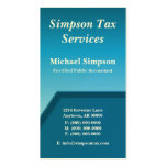 Geo Tech Business Card, Horizon Blue
