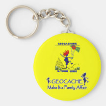Geocache - Make It a Family Affair Keychain