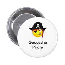 Geocache Pirate GeoSwag Pin