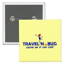 Geocache Travel'n Bug Pins