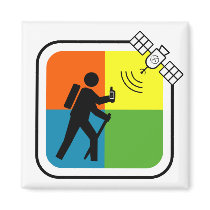 GeoCacher Refrigerator Magnet