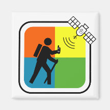 GeoCacher Refrigerator Magnet