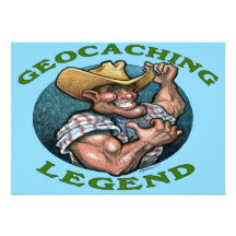 Geocaching Card Personalized Invitation