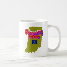 Geocaching Indiana Cup Coffee Mug