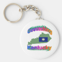 Geocaching Kentucky Keychain