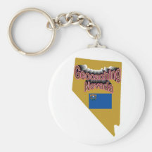Geocaching Nevada Key Chain
