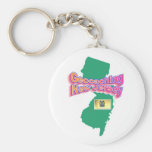 Geocaching New Jersey Keychain