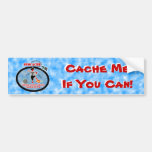 Geocaching  Obsessed Satellite Bumper Sticker